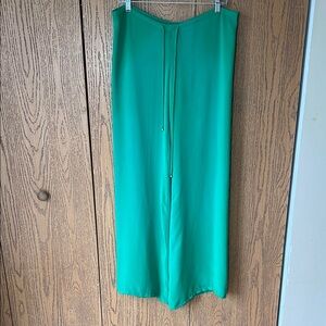 NEW Ramona LaRue Kelly Green Chiffon Mandy Pants Size Small